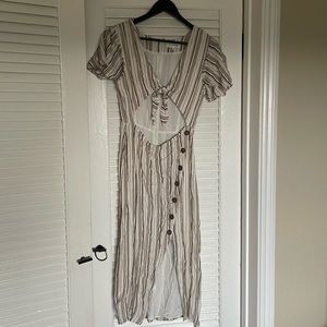 Multicolored privacy please dress in small